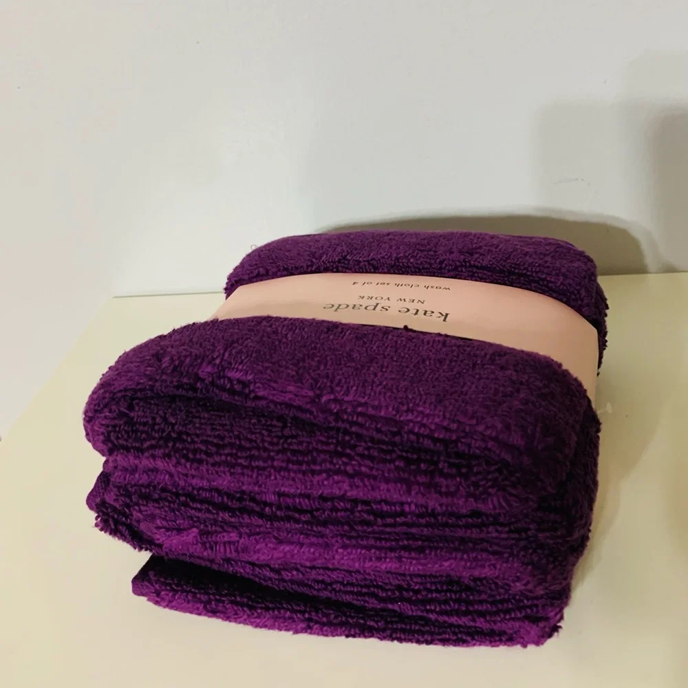 Kate Spade wash cloths, NWT